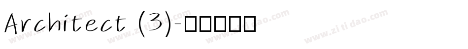 Architect (3)字体转换